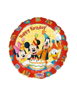 18/45cm Mickey Y Amigos Happy Bday